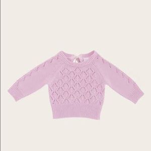 Jamie Kay sienna knit top in Tulip